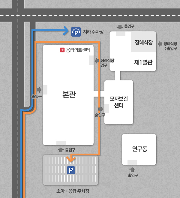 자동차 오시는 길 찾기